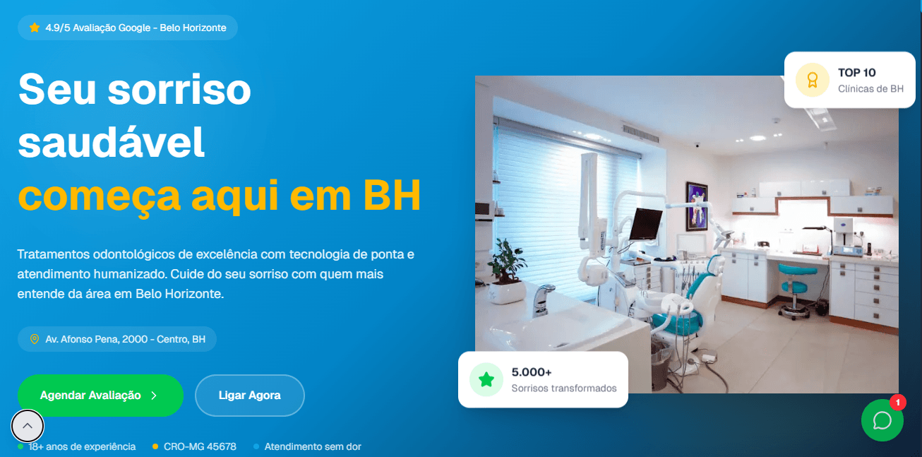Landing Page OdontoSmart